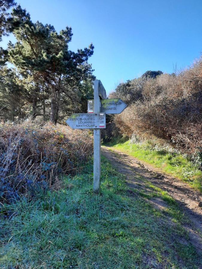 Appartement Plage De Trestraou 45M2 Perros-Guirec Eksteriør bilde