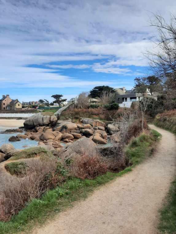 Appartement Plage De Trestraou 45M2 Perros-Guirec Eksteriør bilde